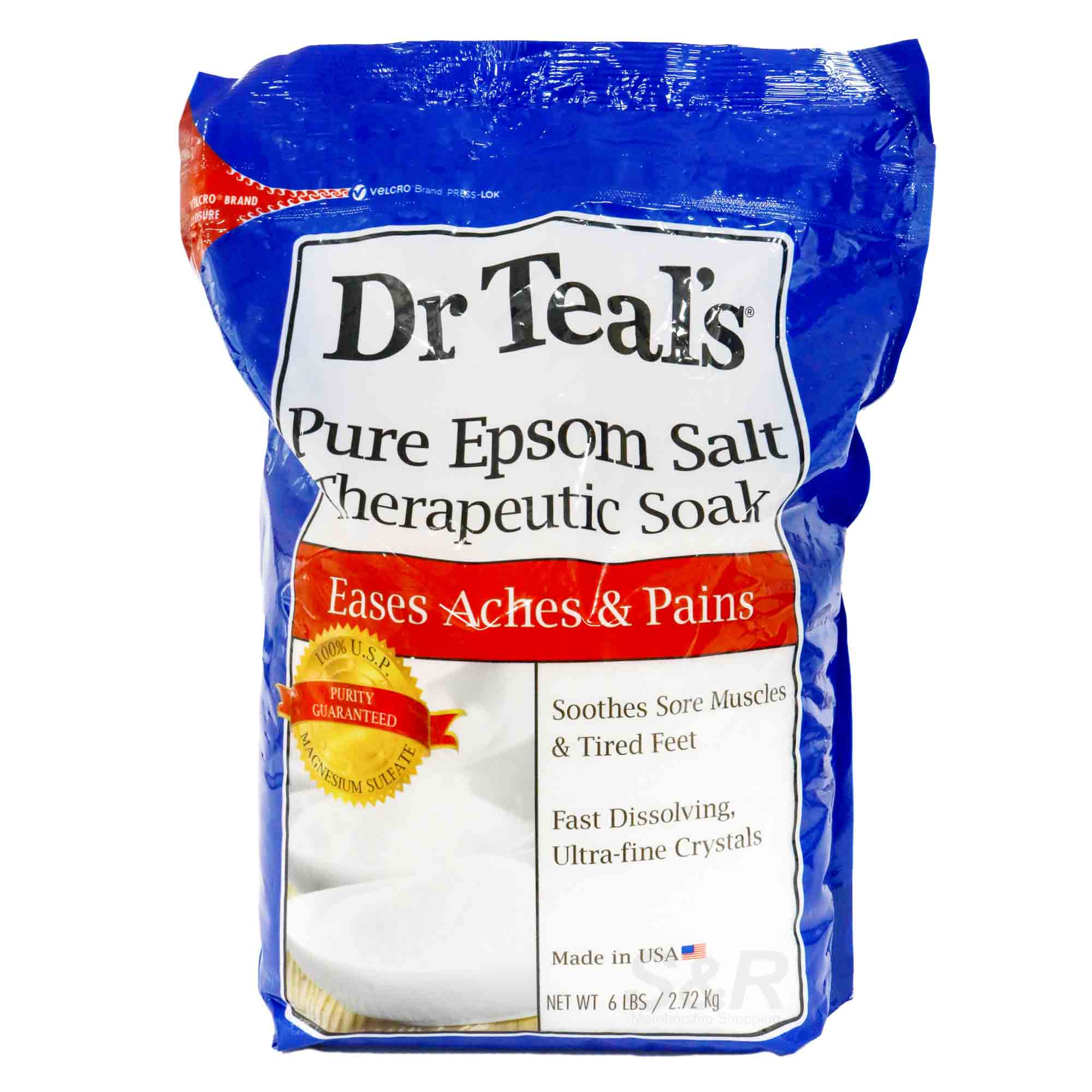 Dr. Teal's Pure Epsom Salt Therapeutic Soak 2.72kg Dr. Teal's Pure Epsom Salt Therapeutic Soak 2.72kg